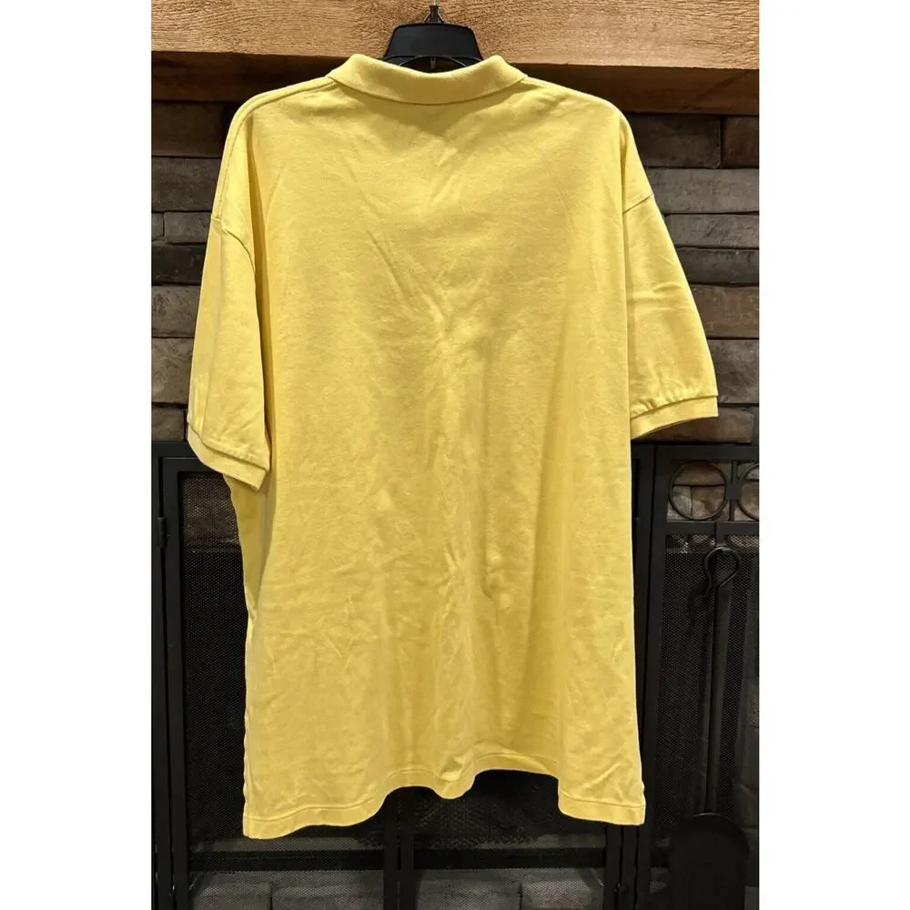Men’s POLO By Ralph Lauren Yellow Short Sleeve Shirt Size XXL *A7